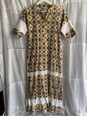 Julia Amory Printed Long Dress
